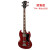 GIBSONジープSG Standard/Les雷Paul鳥Junior Tribute電気ベベルスベンスベンスベンSG Standard Bass sara赤HC