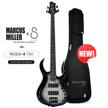
                                                                                Marcus Miller马克思米勒M2DX电贝司爵士M7贝斯M5四弦五弦SIRE主被动切换bass 新款【M2DX：4弦】透明科技黑-桃花芯木                
